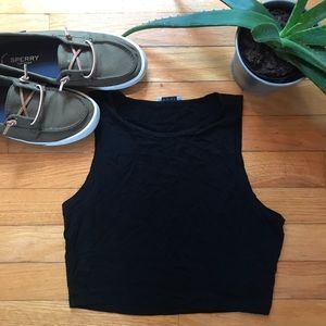 Tobi Black crop top